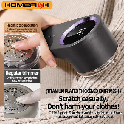 Lint Remover USB Charging Electric Pellet Machine Hair Ball Lint Trimmer Portable Electric Clothes Lint Machine High-Speed Moto