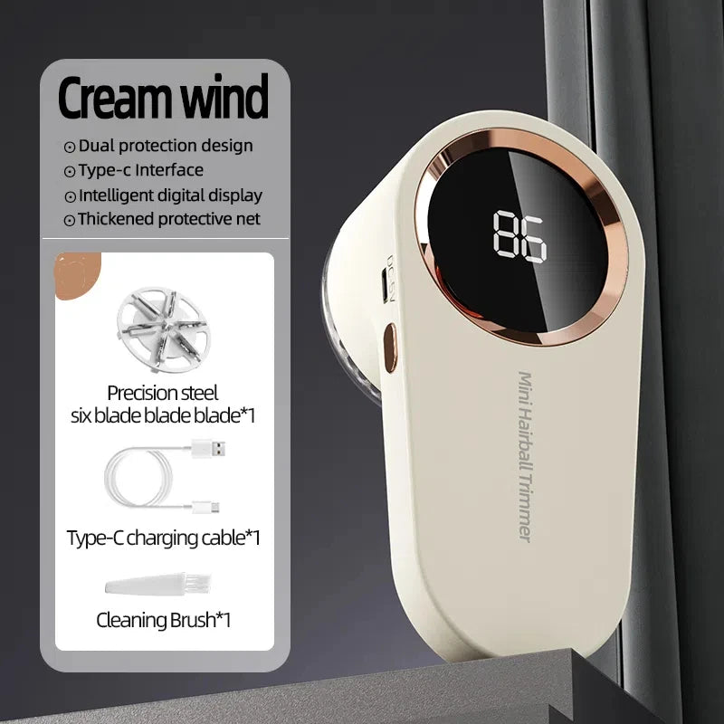 Lint Remover USB Charging Electric Pellet Machine Hair Ball Lint Trimmer Portable Electric Clothes Lint Machine High-Speed Moto