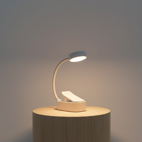 Portabel LED-läslampa med klämma