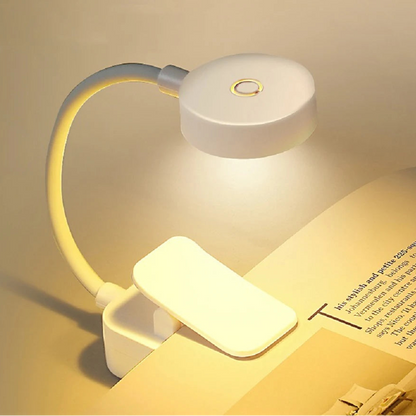 Portabel LED-läslampa med klämma
